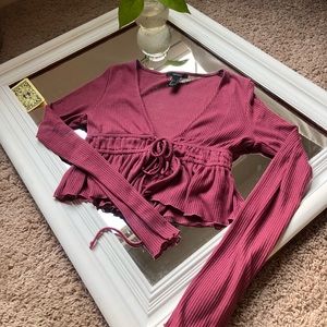 Forever 21 flowy tie top